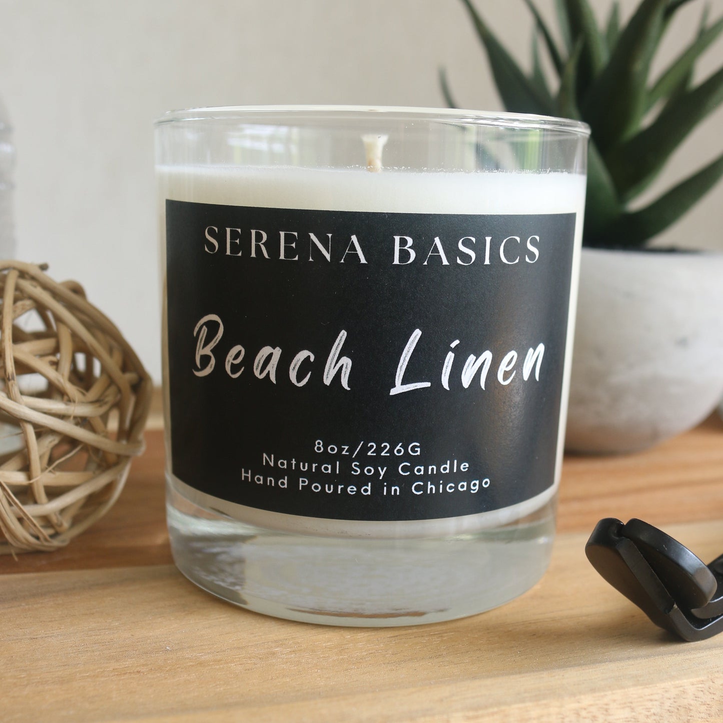 Beach Linen Whiskey Tumbler