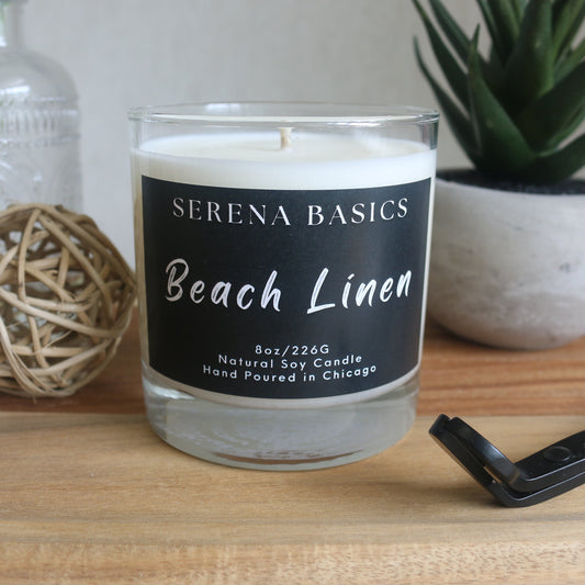Beach Linen Whiskey Tumbler